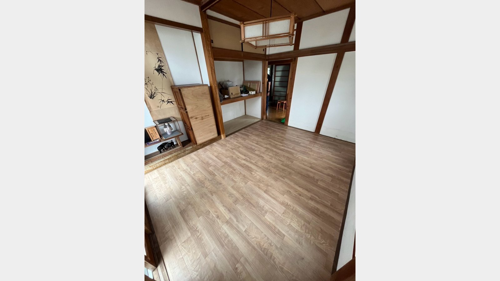 浸水した和室2部屋の床張り替え工事